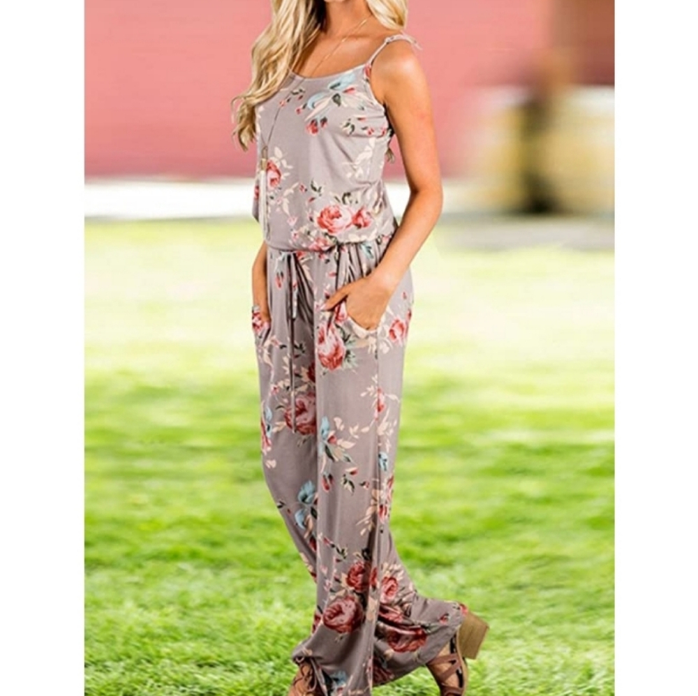 Floral Print Jumpsuit